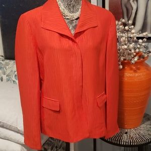 Jones New York Red Orange Blazer